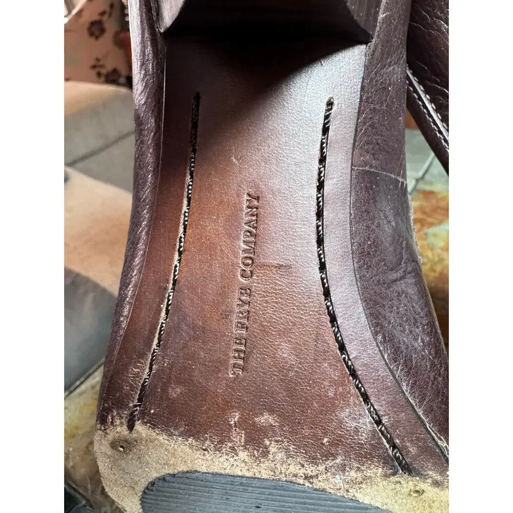 FRYE Regina Leather Pumps – Deep Chocolate Brown – Size 6.5